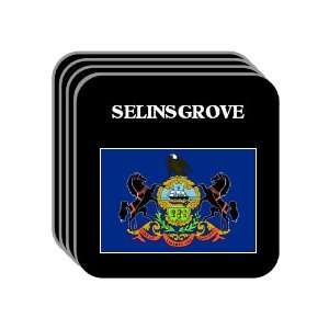 US State Flag   SELINSGROVE, Pennsylvania (PA) Set of 4 Mini Mousepad 