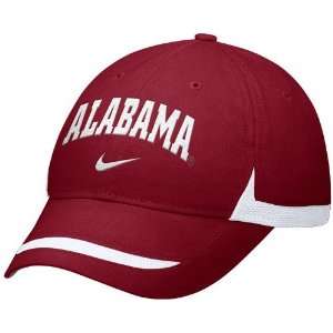  Nike Alabama Crimson Tide Ladies Crimson Coaches Adjustable Hat 
