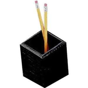  Pencil Box, Black Croco Leather, D1521