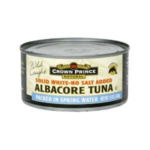 Crown Prince Albacore Tuna in Water No Salt Added ( 12x12 OZ)  