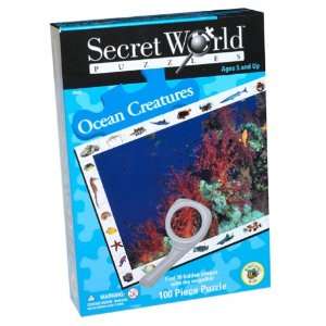    Secret World Ocean Creatures Jigsaw Puzzle 100pc Toys & Games