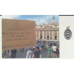  Saint/St. Lucy Medal Blessed by Pope Benedict XVI on June 