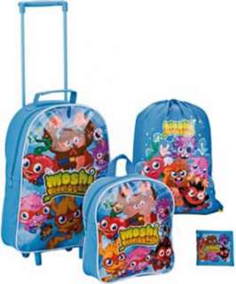   Monster Include Wallet Backpack Swimbag Wheeled Bag Set Brand New Gift
