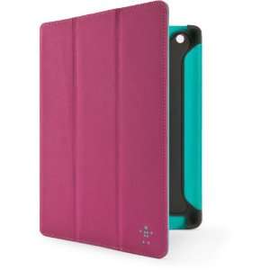  Suede Trifold Case for New Apple iPad 3rd Generation, HD 