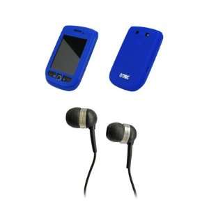 EMPIRE Blue Silicone Skin Cover Case + Stereo Hands Free 3 