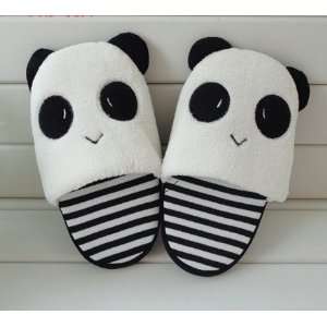  Super Cute Smiling Panda Slippers Woman Size 5 7: Toys 