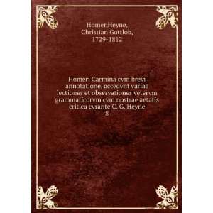Homeri Carmina cvm brevi annotatione, accedvnt variae lectiones et 