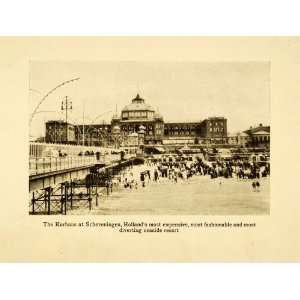  1912 Print Kurhaus Scheveningen Holland Resort Hotel 