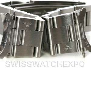 Rolex Date Mens Steel Black Index Dial Watch 15210  