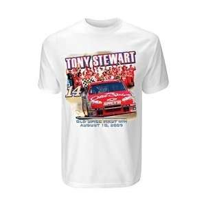   ! at The Glen Winner T Shirt   Tony Stewart Medium: Sports & Outdoors