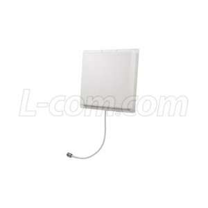 900 MHz 8 dBi Flat Patch Antenna   4ft N Male Connector 