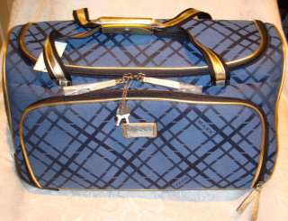 Maxx New York Signature Rolling Weekender Bag NEW $167  