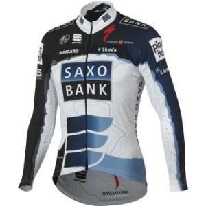  Castelli Saxo Bank Long Sleeve Thermal Jersey Sports 