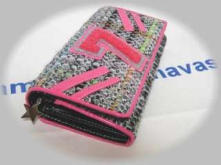 SALE New Samantha Thavasa/Tweed 7 Long wallet by Nicky Hilton/Black 