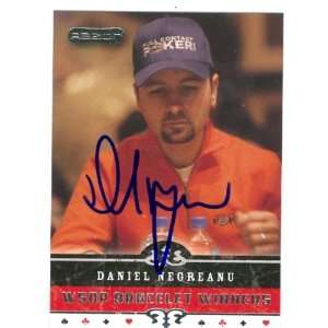  Daniel Negreanu Autographed/Hand Signed 2006 Razor Poker 