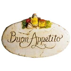 Buon Appetito plaque for Italian Kitchen decor 