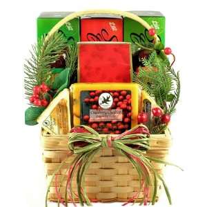 Cheese, Sausage and More Christmas Holiday Gourmet Food Gift Basket 
