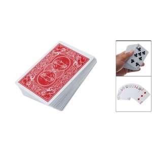   Casino Pack Carmine White Paper Magic Magnetic Playing Cards: Toys