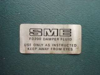 SME 3009 3012 SERIES III DAMPING FULID NOS BRAND NEW  