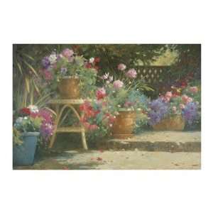 Potted Flowers Giclee Poster Print by Allan Myndzak, 34x24  