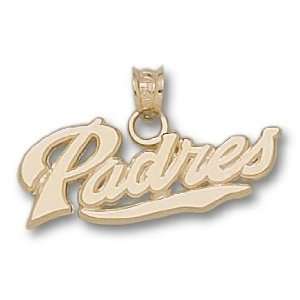  San Diego Padres 10K Gold Pendant