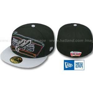  San Antonio Spurs Fitted Hats: Sports & Outdoors