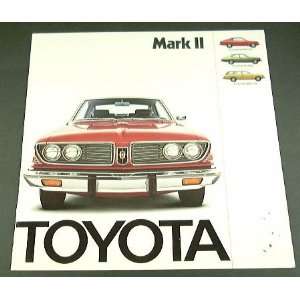  1974 74 Toyota MARK II BROCHURE Hardtop Sedan and Wagon 