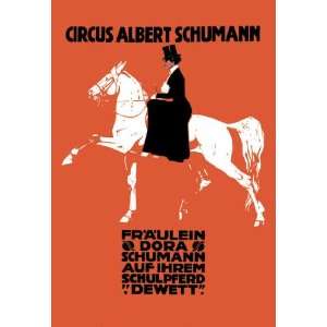 Circus Albert Schumann 20x30 poster 