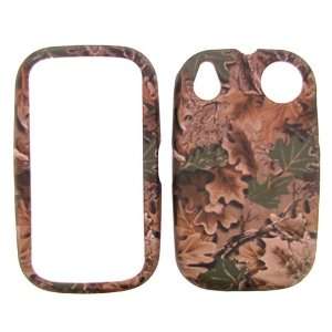 Palm Pre 2 II Brown Oak Leaves Design Snap On Hard Protective Cover 