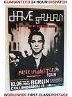 dave gahan paper monsters 2003 original concert tour poster rare 