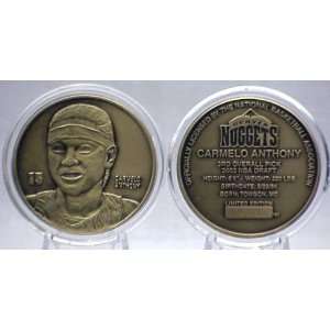  Carmelo Anthony Bronze Coin 