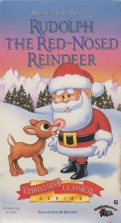 CHRISTMAS RUDOLPH THE RED NOSED REINDEER VHS 1993  