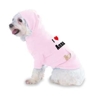  I Love/Heart Anna Hooded (Hoody) T Shirt with pocket for 