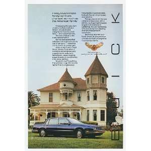   Buick LeSabre Sedan Victorian House Print Ad (9748): Home & Kitchen
