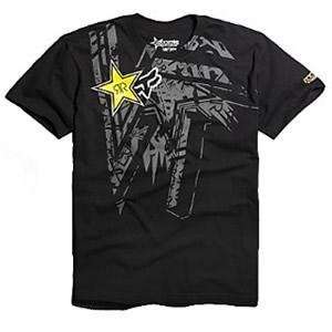  Fox Racing Rockstar Tonic T Shirt   Small/Black 