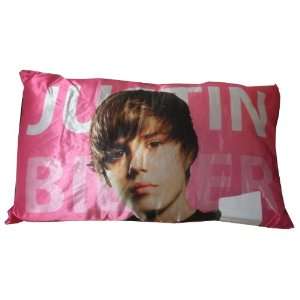 Justin Bieber 1 Heart JB Pink 11 x 18 Pillow 
