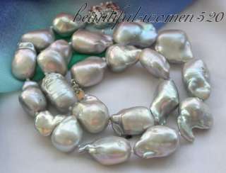gems info font huge 17 21mm gray baroque keshi reborn pearl necklace i 