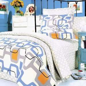  New   Blancho Bedding   [Traces of Dreams] 100% Cotton 5PC 