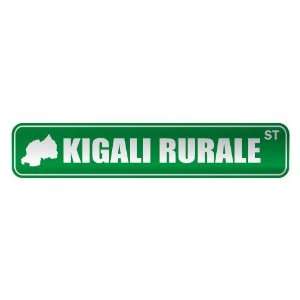   KIGALI RURALE ST  STREET SIGN CITY RWANDA