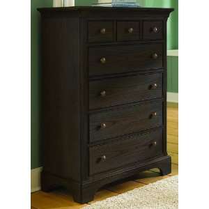 American Drew Ashby Park Drawer Chest in Peppercorn:  Home 
