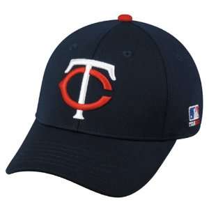  MLB BAMBOO Flex FITTED Med/Lg Minnesota TWINS Home NAVY 