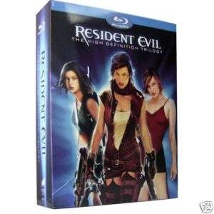 Resident Evil 1,2,3 (2008, Blu ray Disc) 043396236141  