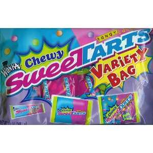 Bulk Case of 12 (12 oz Variety Bags) Wonka Chewy Fun Size Sweet Tarts 