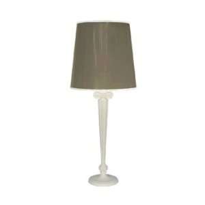 Robert Abbey 350TP Piero   Table Lamp, Matte White Painted Finish with 
