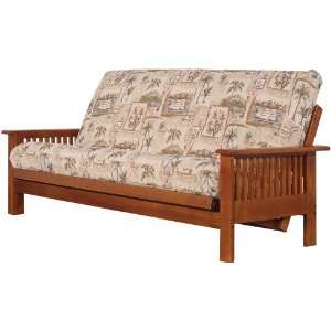 Mission Futon Frame with Mattress & Cover 