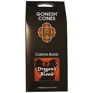  Cone Incense Dragons Blood   Custom Blend Black Package: Beauty