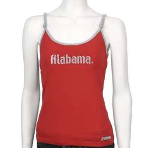  Alabama Crimson Tide Red Ladies Twilight Cami Top Sports 