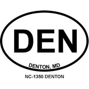  DENTON Personalized Sticker 