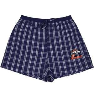  Denver Broncos Navy Blue Ladies Catalina Pajama Shorts 