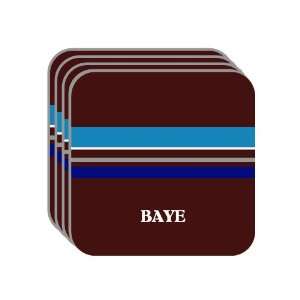 Personal Name Gift   BAYE Set of 4 Mini Mousepad Coasters (blue 